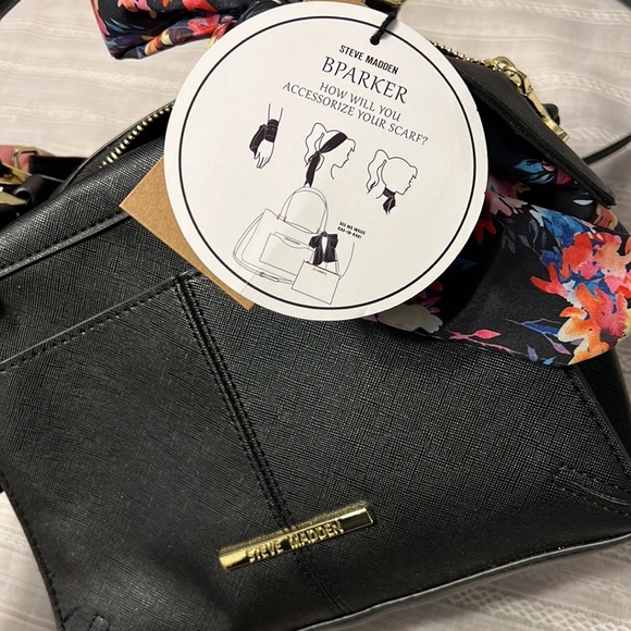 NWT Steve Madden Black Breese Crossbody Purse - Picture 8 of 8